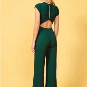 REFORMATION Emerald Jumpsuit